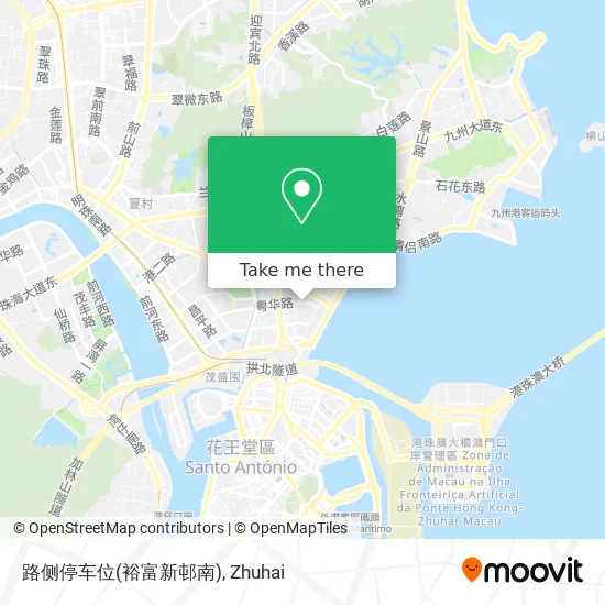 路侧停车位(裕富新邨南) map