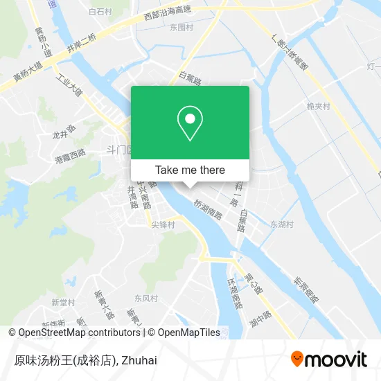 原味汤粉王(成裕店) map