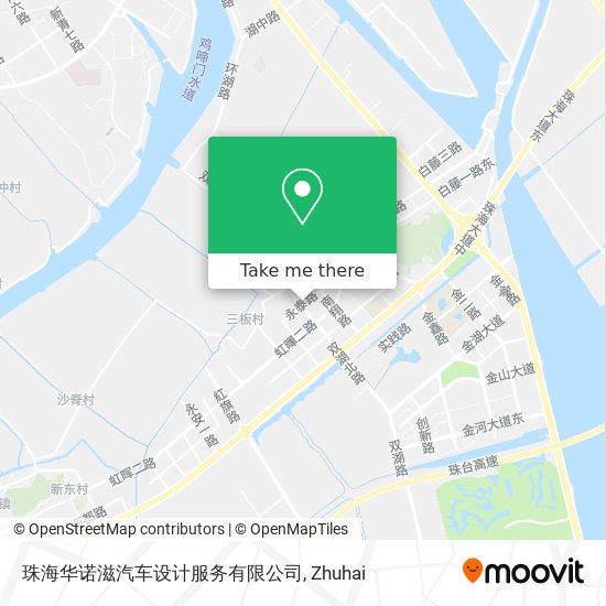 珠海华诺滋汽车设计服务有限公司 map