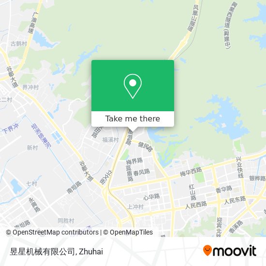 昱星机械有限公司 map