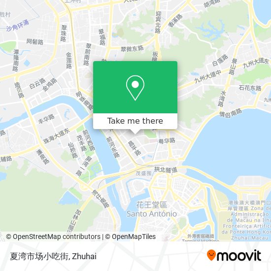 夏湾市场小吃街 map