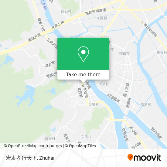 宏隶孝行天下 map