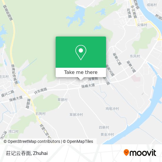 莊记云吞面 map