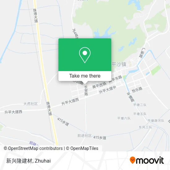 新兴隆建材 map