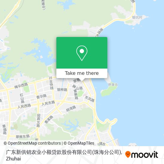 广东新供销农业小额贷款股份有限公司(珠海分公司) map