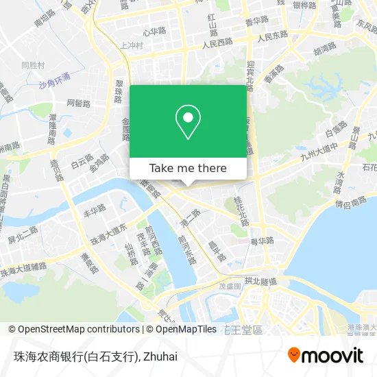 珠海农商银行(白石支行) map