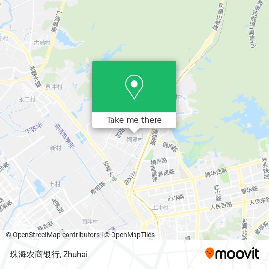 珠海农商银行 map