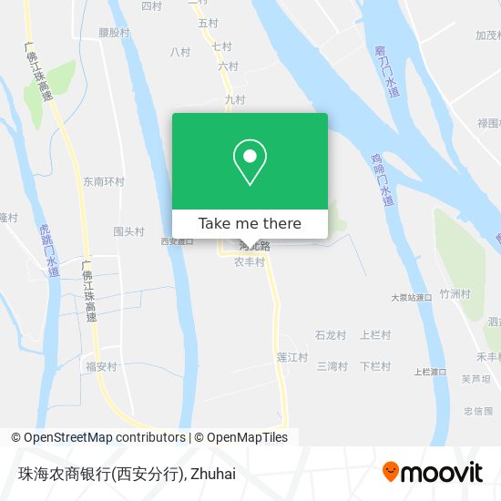 珠海农商银行(西安分行) map