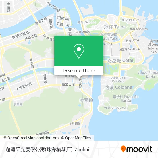 邂逅阳光度假公寓(珠海横琴店) map