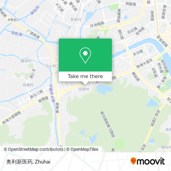 奥利新医药 map