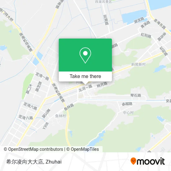 希尔凌向大大店 map