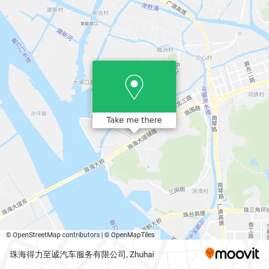 珠海得力至诚汽车服务有限公司 map
