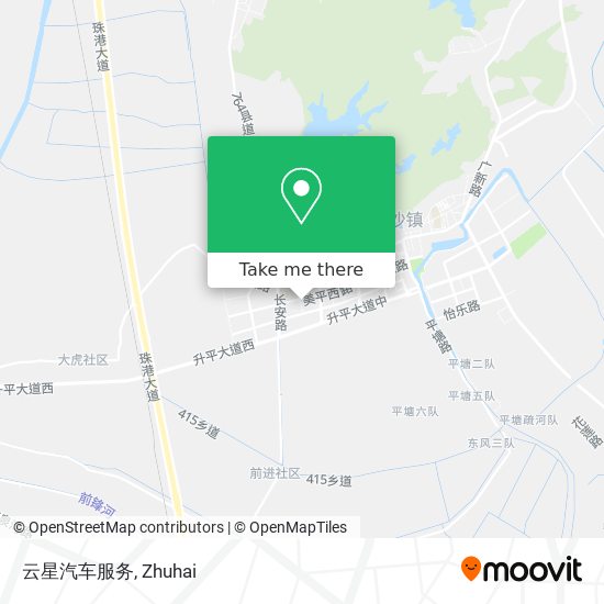 云星汽车服务 map