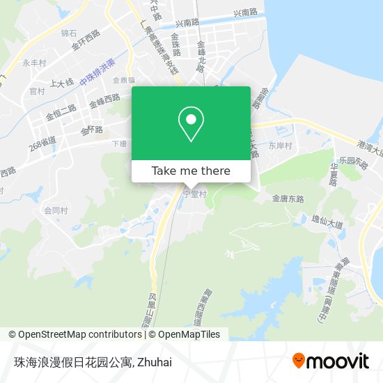 珠海浪漫假日花园公寓 map