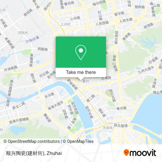 顺兴陶瓷(建材街) map