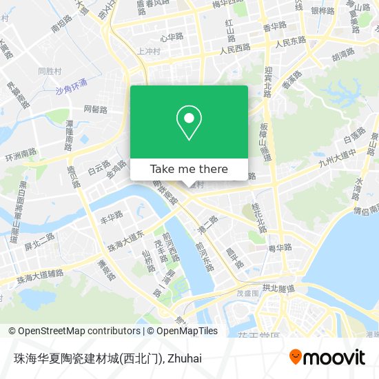 珠海华夏陶瓷建材城(西北门) map