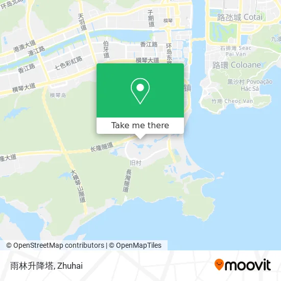 雨林升降塔 map