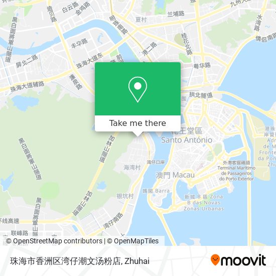 珠海市香洲区湾仔潮文汤粉店 map