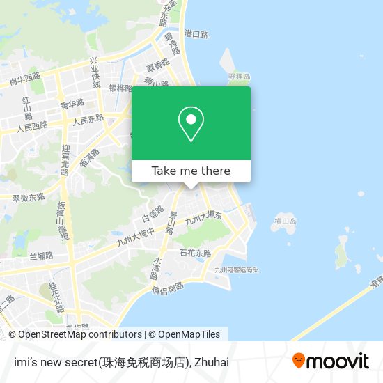 imi’s new secret(珠海免税商场店) map