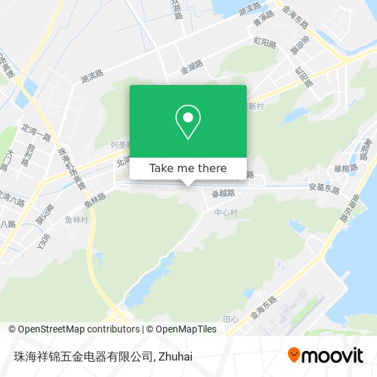 珠海祥锦五金电器有限公司 map