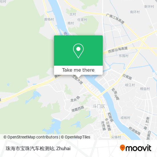 珠海市宝珠汽车检测站 map