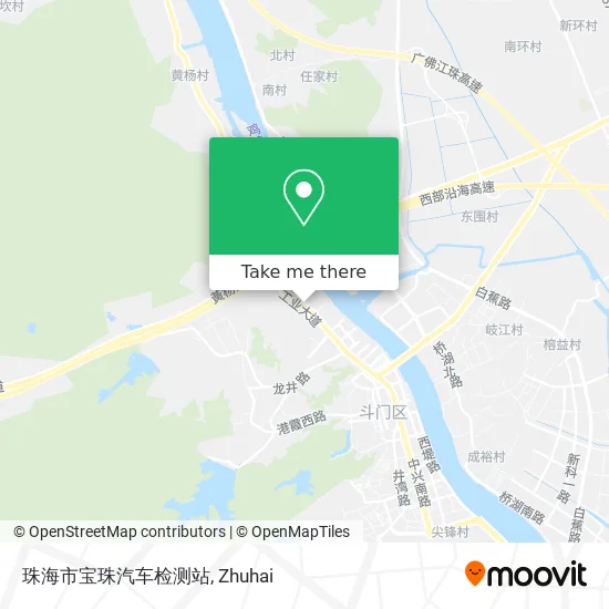 珠海市宝珠汽车检测站 map