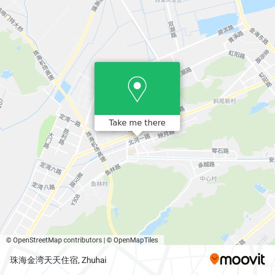 珠海金湾天天住宿 map