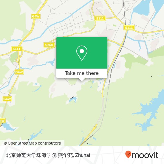 北京师范大学珠海学院 燕华苑 map