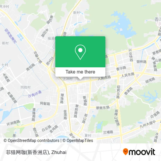菲猫网咖(新香洲店) map