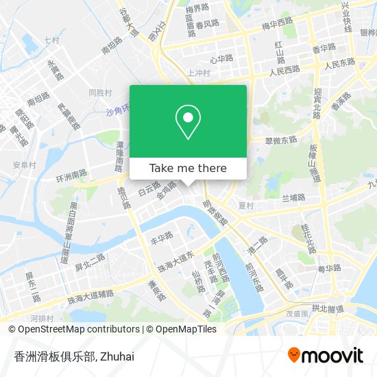 香洲滑板俱乐部 map