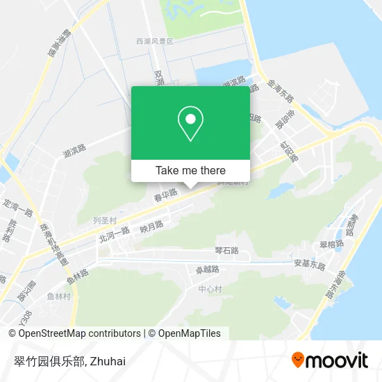 翠竹园俱乐部 map