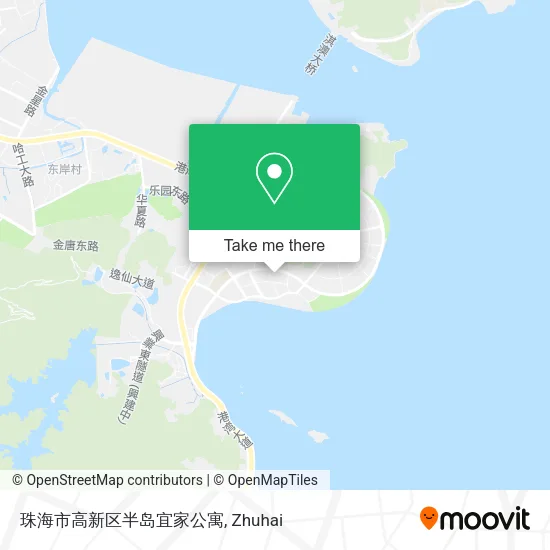 珠海市高新区半岛宜家公寓 map