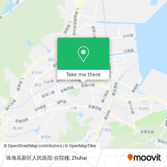 珠海高新区人民医院-住院楼 map