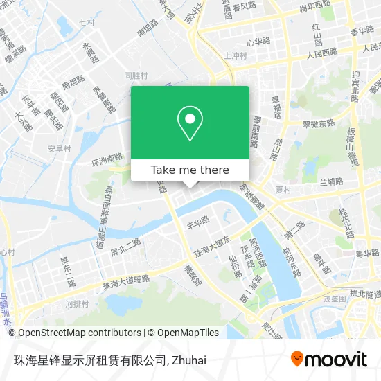 珠海星锋显示屏租赁有限公司 map