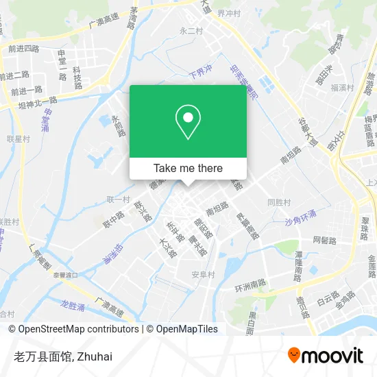 老万县面馆 map