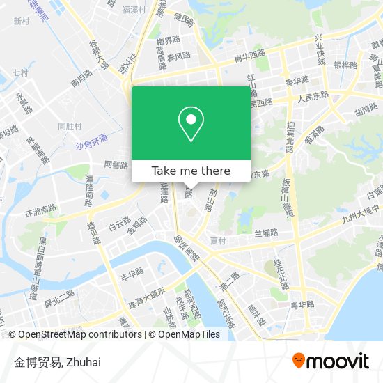 金博贸易 map