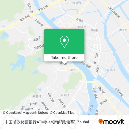 中国邮政储蓄银行ATM(中兴南邮政储蓄) map