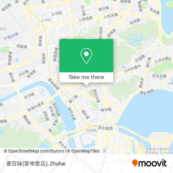 赛百味(富华里店) map