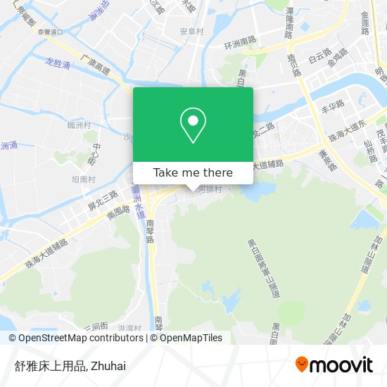 舒雅床上用品 map