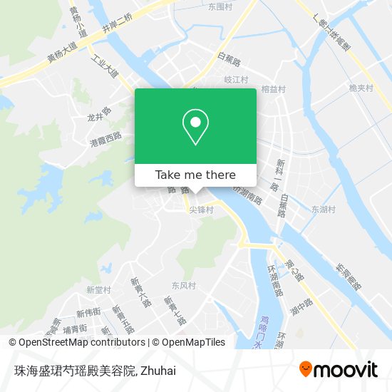 珠海盛珺芍瑶殿美容院 map