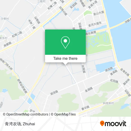 青湾农场 map