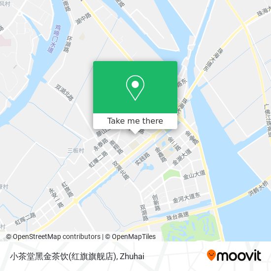 小茶堂黑金茶饮(红旗旗舰店) map
