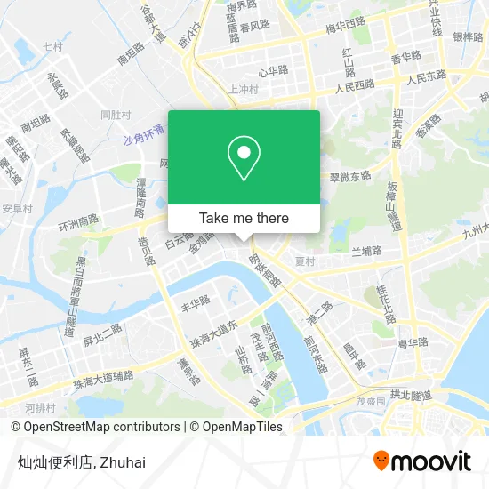 灿灿便利店 map