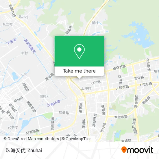 珠海安优 map
