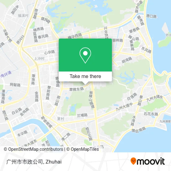 广州市市政公司 map