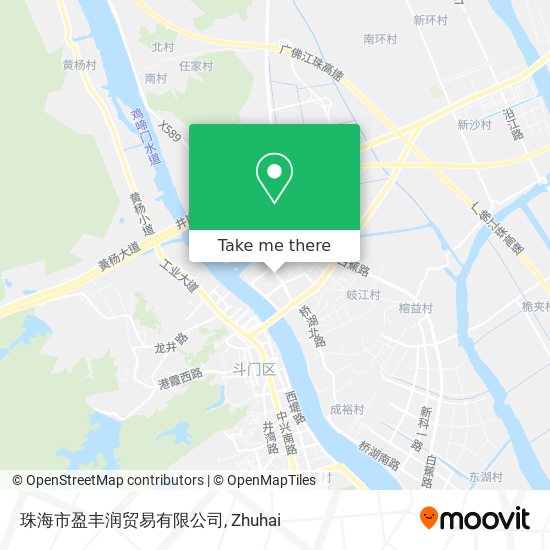 珠海市盈丰润贸易有限公司 map
