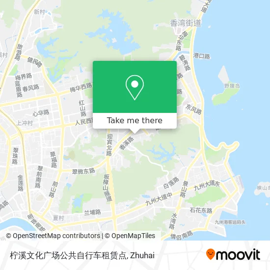 柠溪文化广场公共自行车租赁点 map