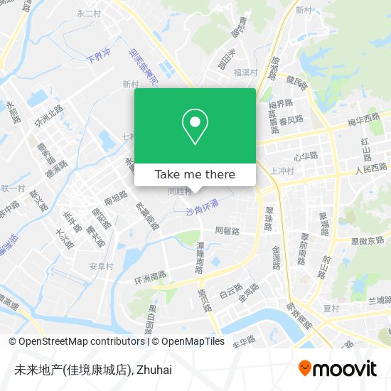 未来地产(佳境康城店) map