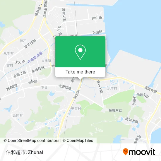 信和超市 map