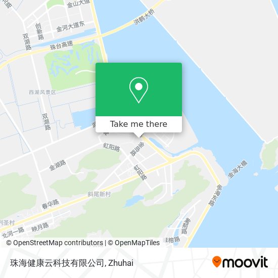 珠海健康云科技有限公司 map